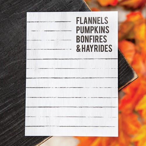 Flannels Mini Notepad (Pack of 4)