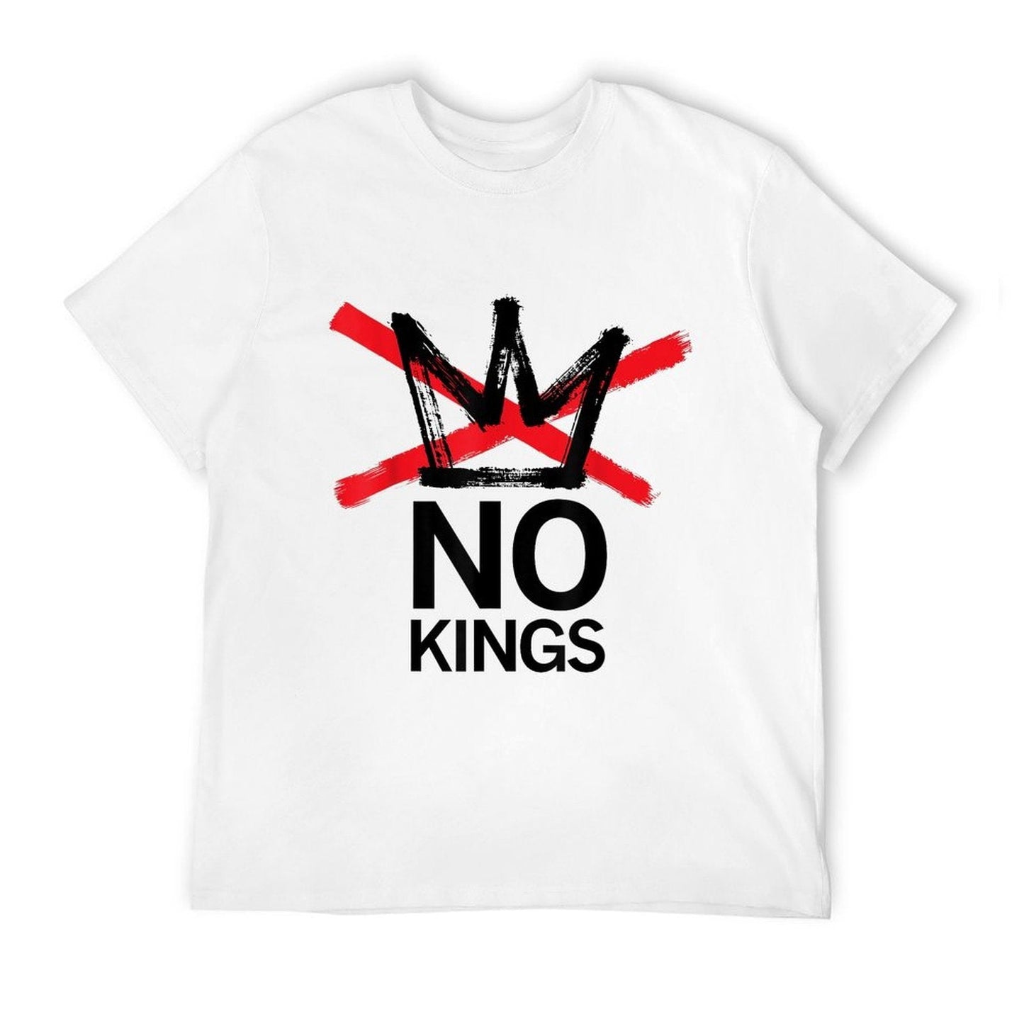 No Kings in America Political for Men Women - No Kings Tagless Design T-Shirt