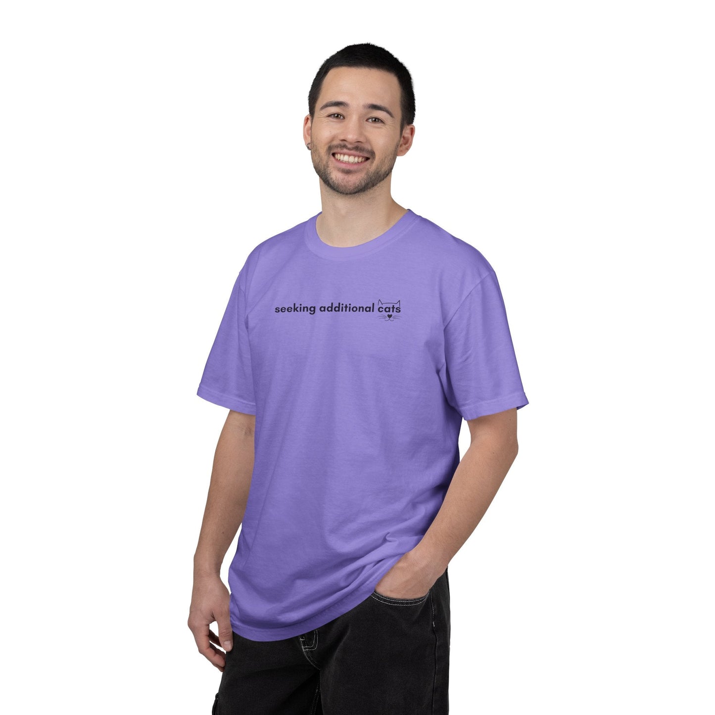 Seeking Additional Cats T-Shirt | Cat Lover Minimal Tee