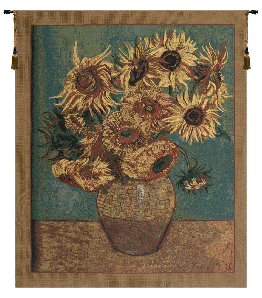 Sunflowers, Gold Tapestry Wholesale