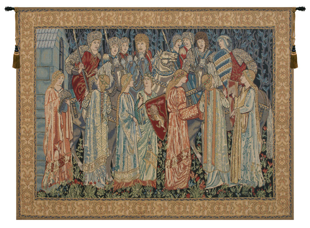 Knights Departure Tapestry Wholesale