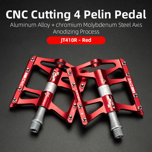Bicycle Peddals Quick Release Rainproof Seal Bearing 8.2cm Widened Non-slip Chrome Molybdenum Bike Mountain Bike Pedals Pedals Aluminum Bicycle Flat Platform Pedals Lightweight Non-Slip Sealed Bearing For Road Mountain