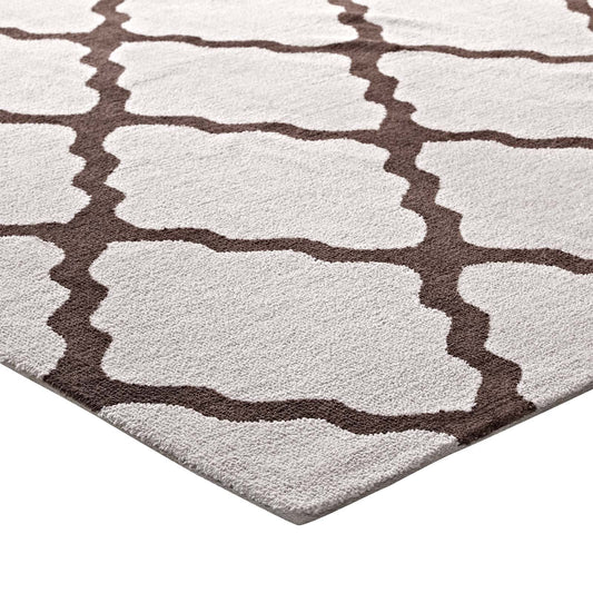 Marja Moroccan Trellis 5x8 Area Rug by Modway