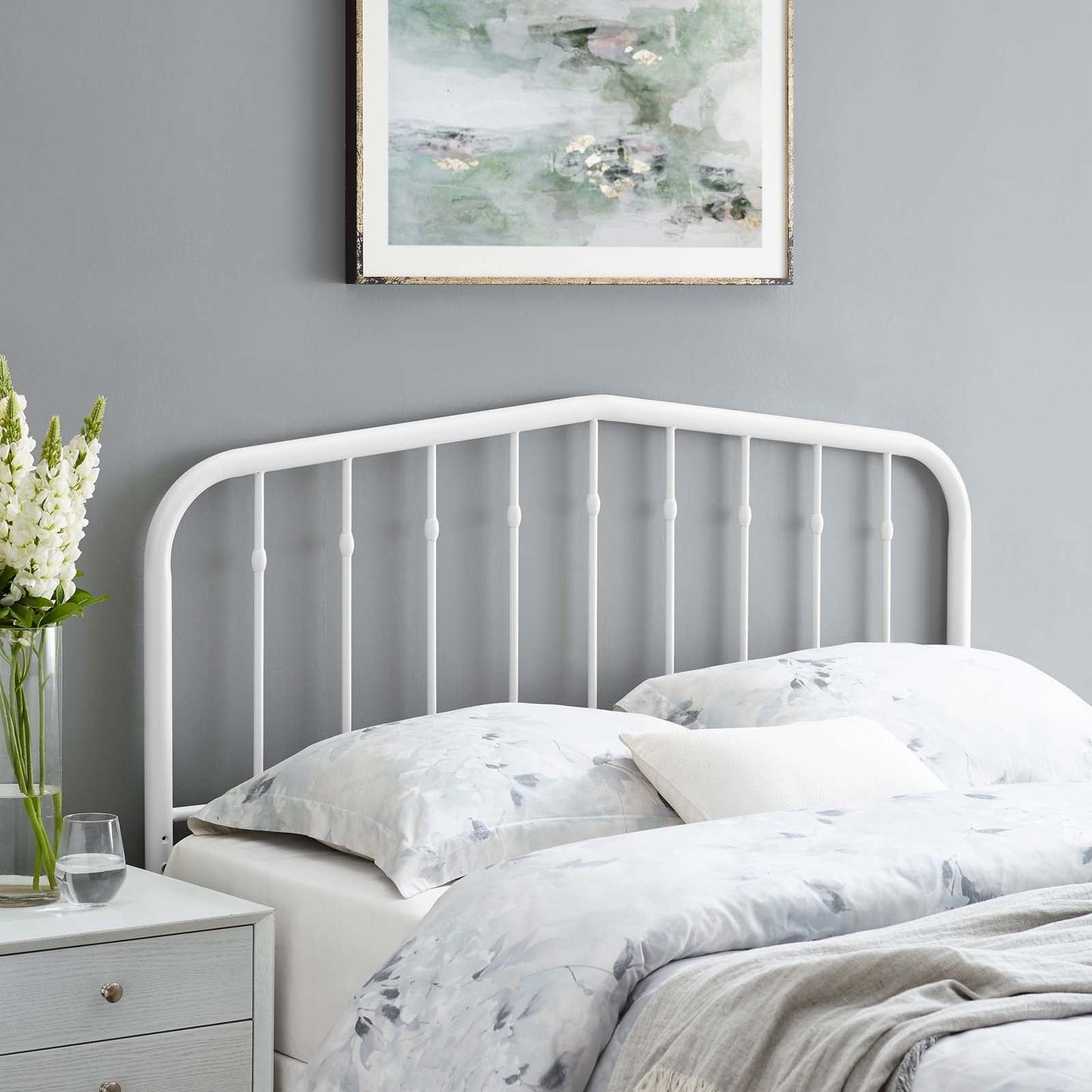 Lennon Metal Twin Headboard by Modway