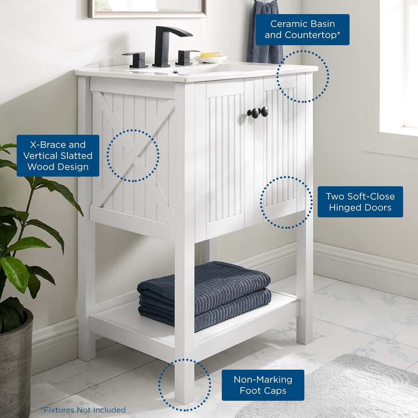 Steam 24" Bathroom Vanity by Modway