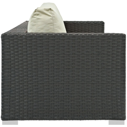 Sojourn Outdoor Patio Sunbrella¨ Sofa by Modway