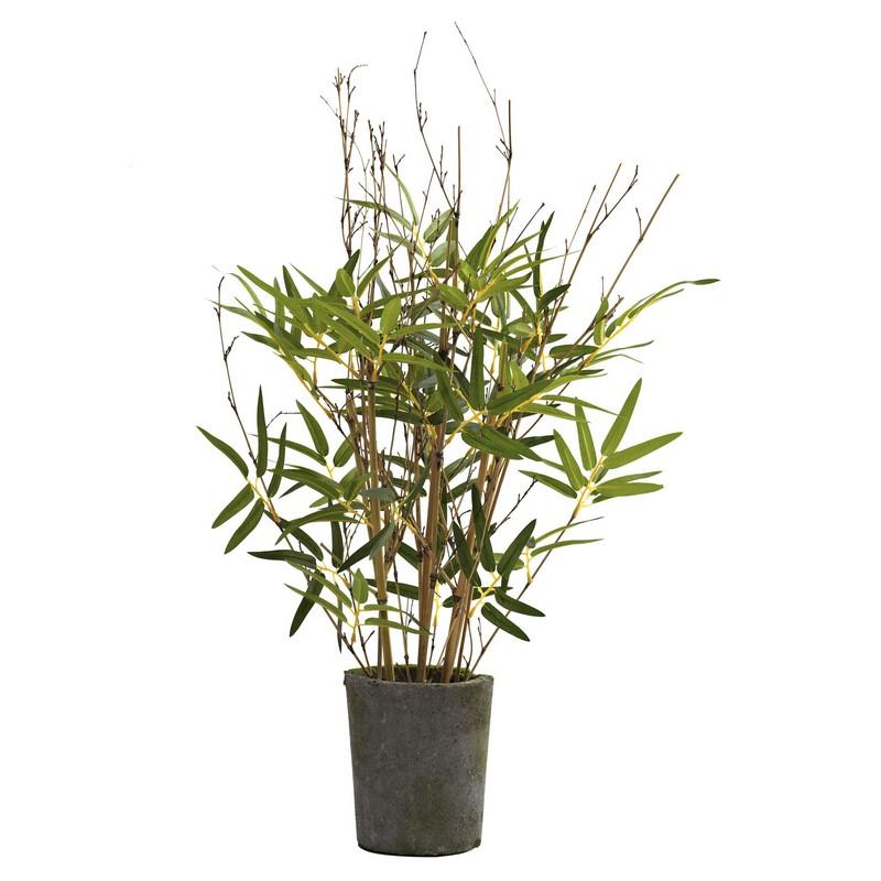 27" Bamboo Tree w/Cement Pot