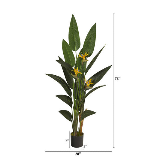 6' Bird of Paradise Artificial Plant