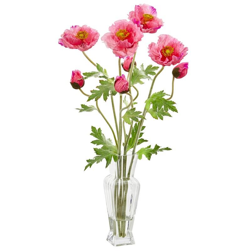 26" Poppy Artificial Arrangement
