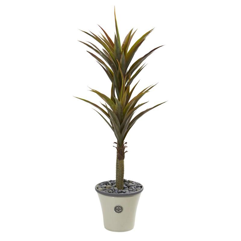 62" Yucca Artificial Tree in Decorative Planter