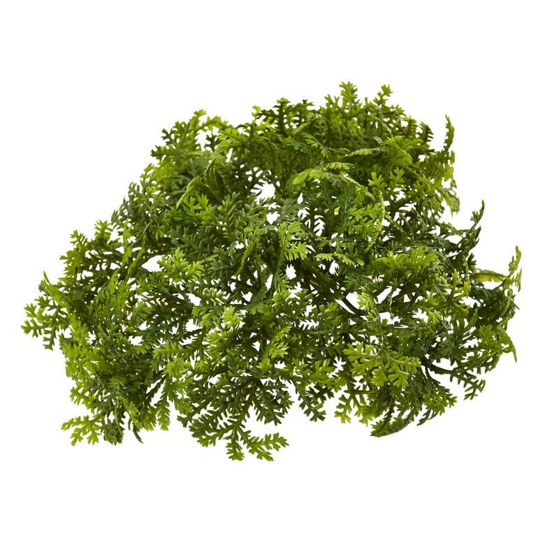 6" Moss Artificial Bush Flower (Set of 12)