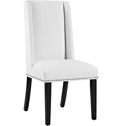 Baron Vinyl Dining Chair Set of 2 by Modway