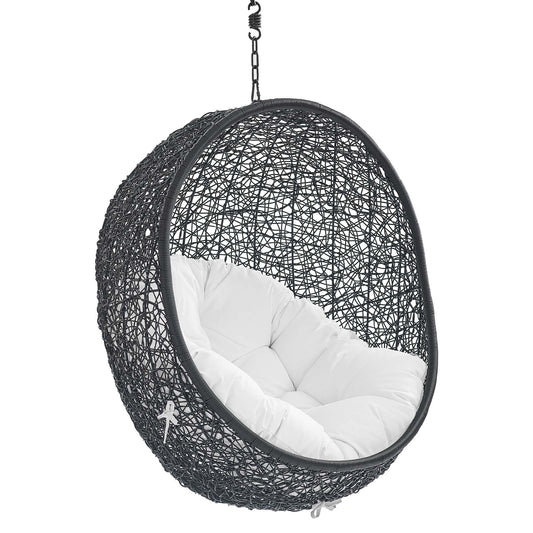 Encase Sunbrella¨ Fabric Swing Outdoor Patio Lounge Chair Without Stand by Modway
