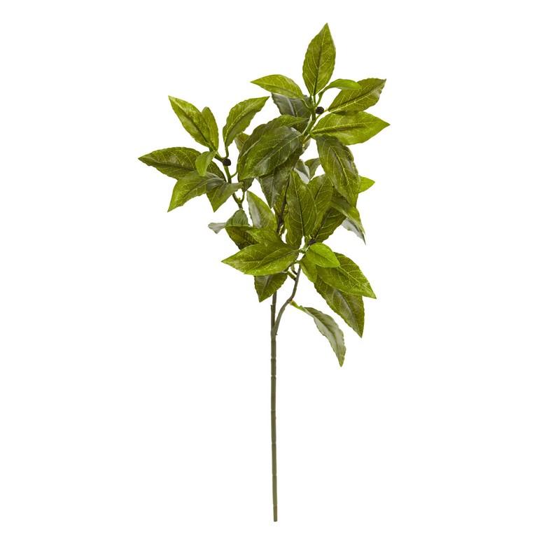 26" Coffee Leaf Artificial Plant (Set of 12) (Real Touch)