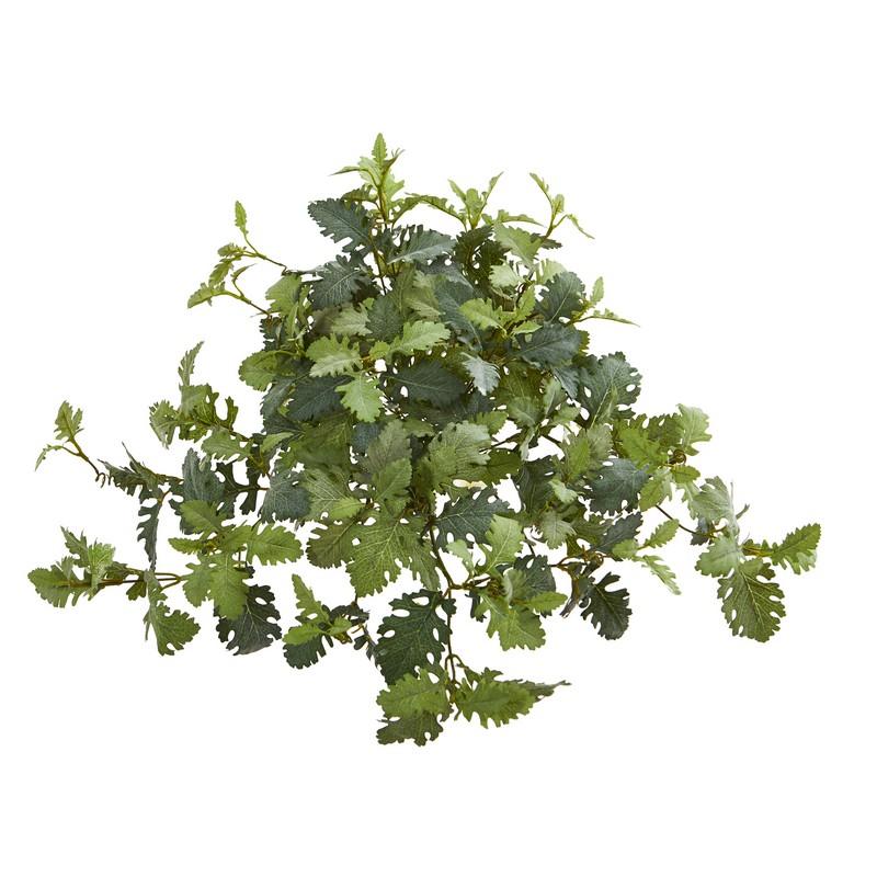 22" Dusty Miller Hanging Artificial Plant (Set of 3)