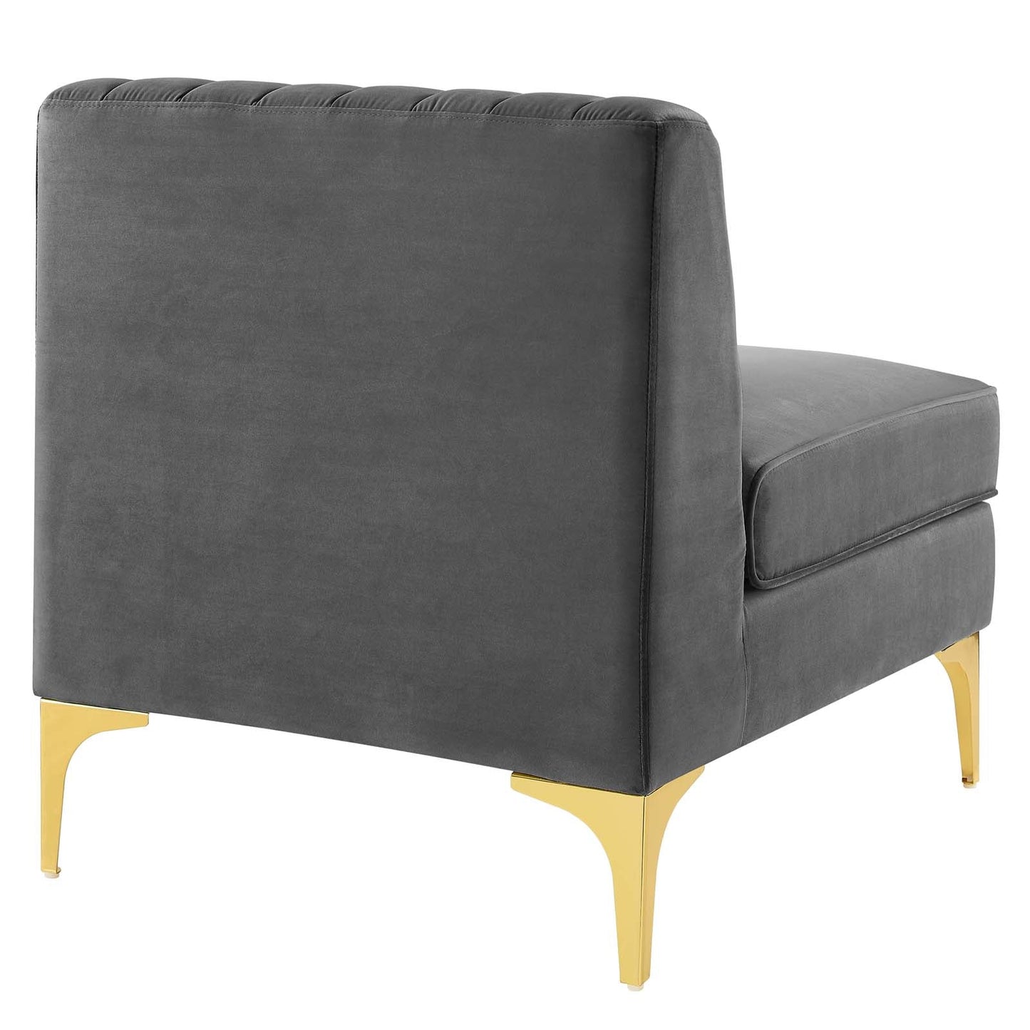 Triumph 6-Piece Channel Tufted Performance Velvet Sectional Sofa by Modway