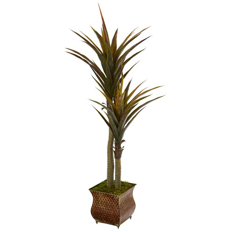 61" Yucca Artificial Tree in Decorative Planter