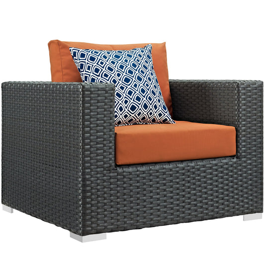 Sojourn 10 Piece Outdoor Patio Sunbrella¨ Sectional Set by Modway