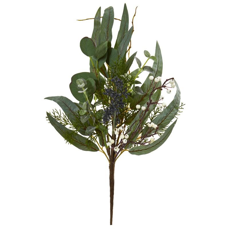 18" Eucalyptus Pick Artificial Plant (Set of 6)