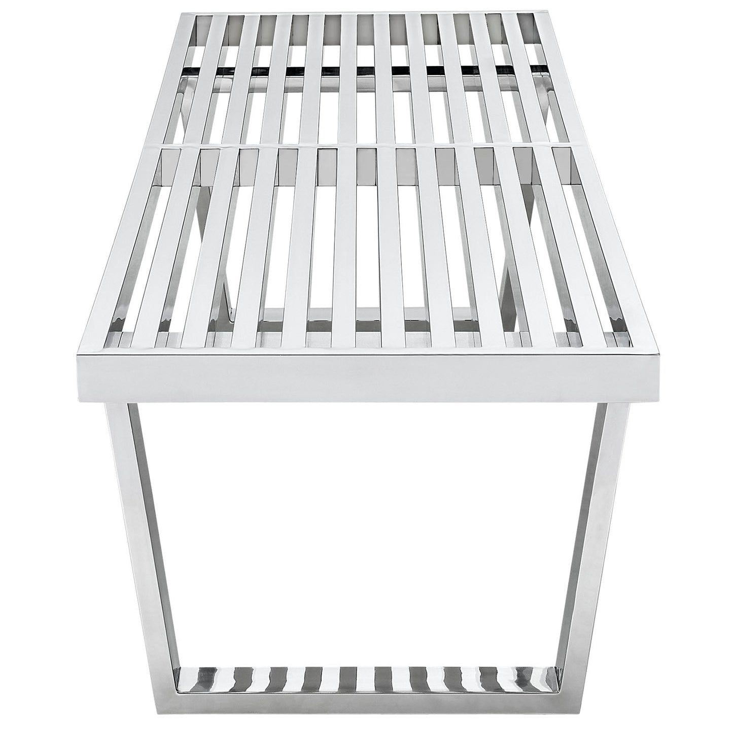 Sauna 5' Stainless Steel Bench by Modway