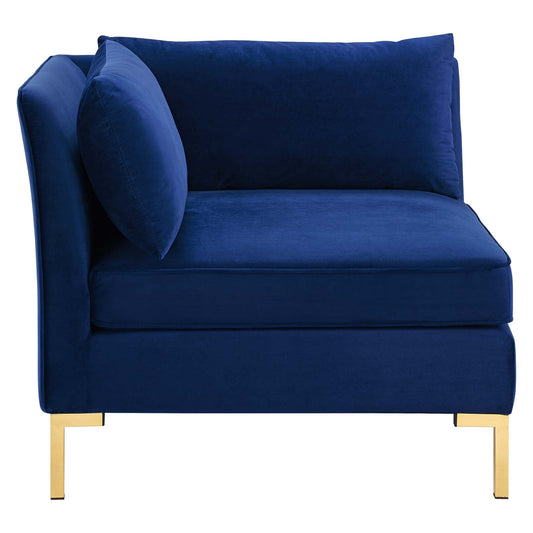 Ardent 5-Piece Performance Velvet Sectional Sofa by Modway
