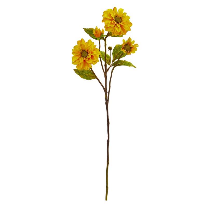 30" Zinnia Artificial Flower (Set of 6)