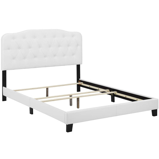 Amelia Faux Leather Queen Bed by Modway