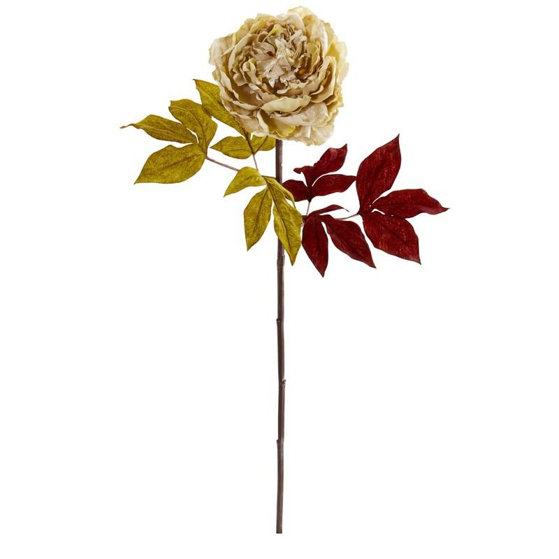 30" Peony Artificial Flower (Set of 6)