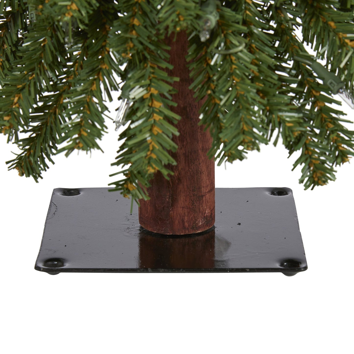 2' Grand Alpine Artificial Christmas Tree with 35 Clear Lights