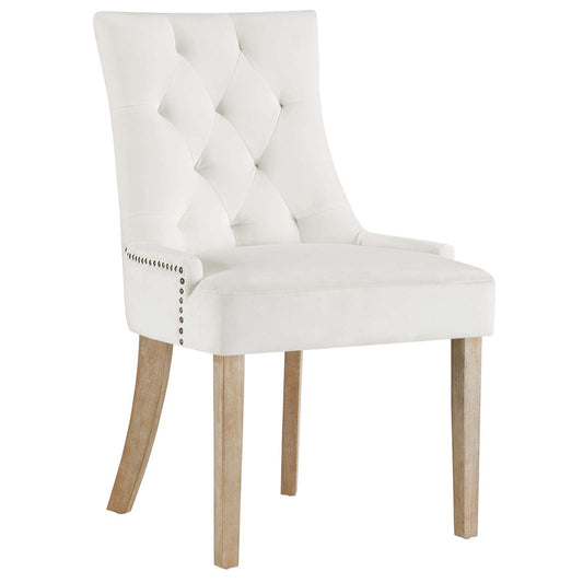Pose Performance Velvet Dining Chair Set of 4 by Modway