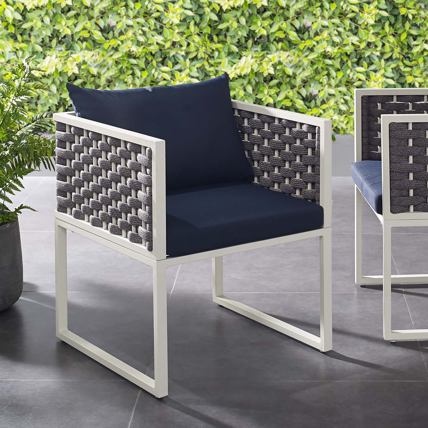 Stance Outdoor Patio Aluminum Dining Armchair by Modway