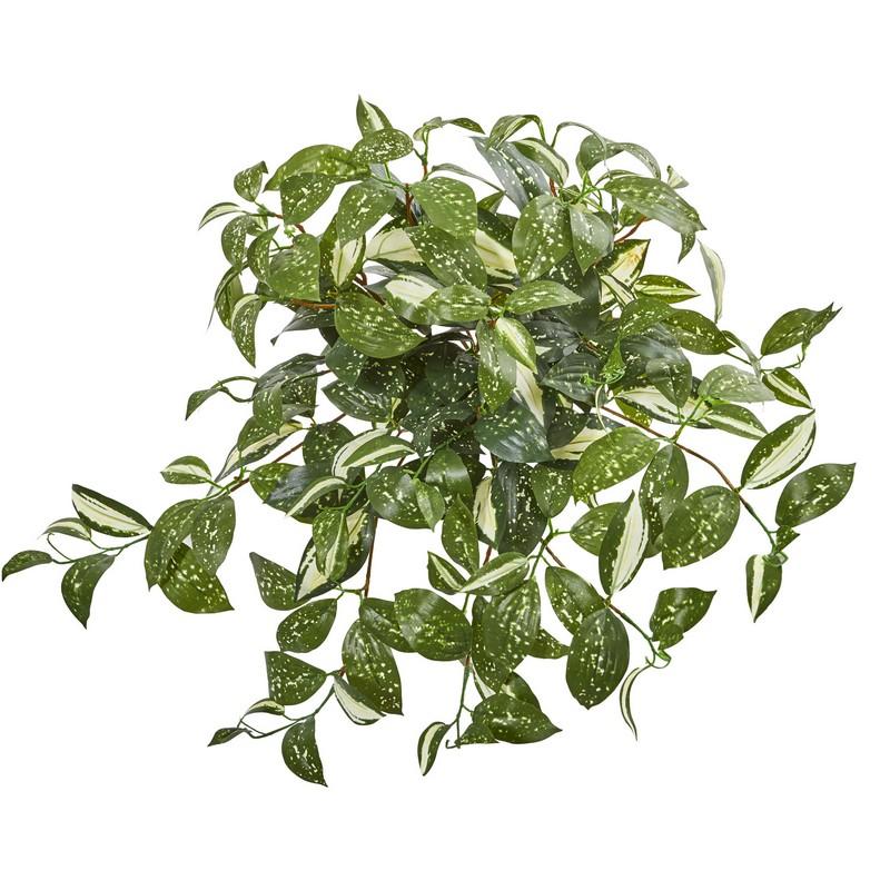 17" Florida Beauty Hanging Artificial Plant (Set of 4)
