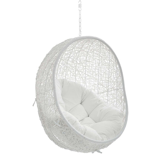 Hide Sunbrella¨ Fabric Swing Outdoor Patio Lounge Chair Without Stand by Modway