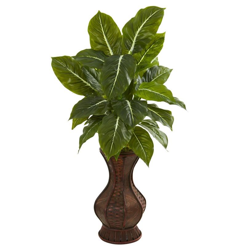 31" Evergreen Artificial Plant in Decorative Planter (Real Touch)