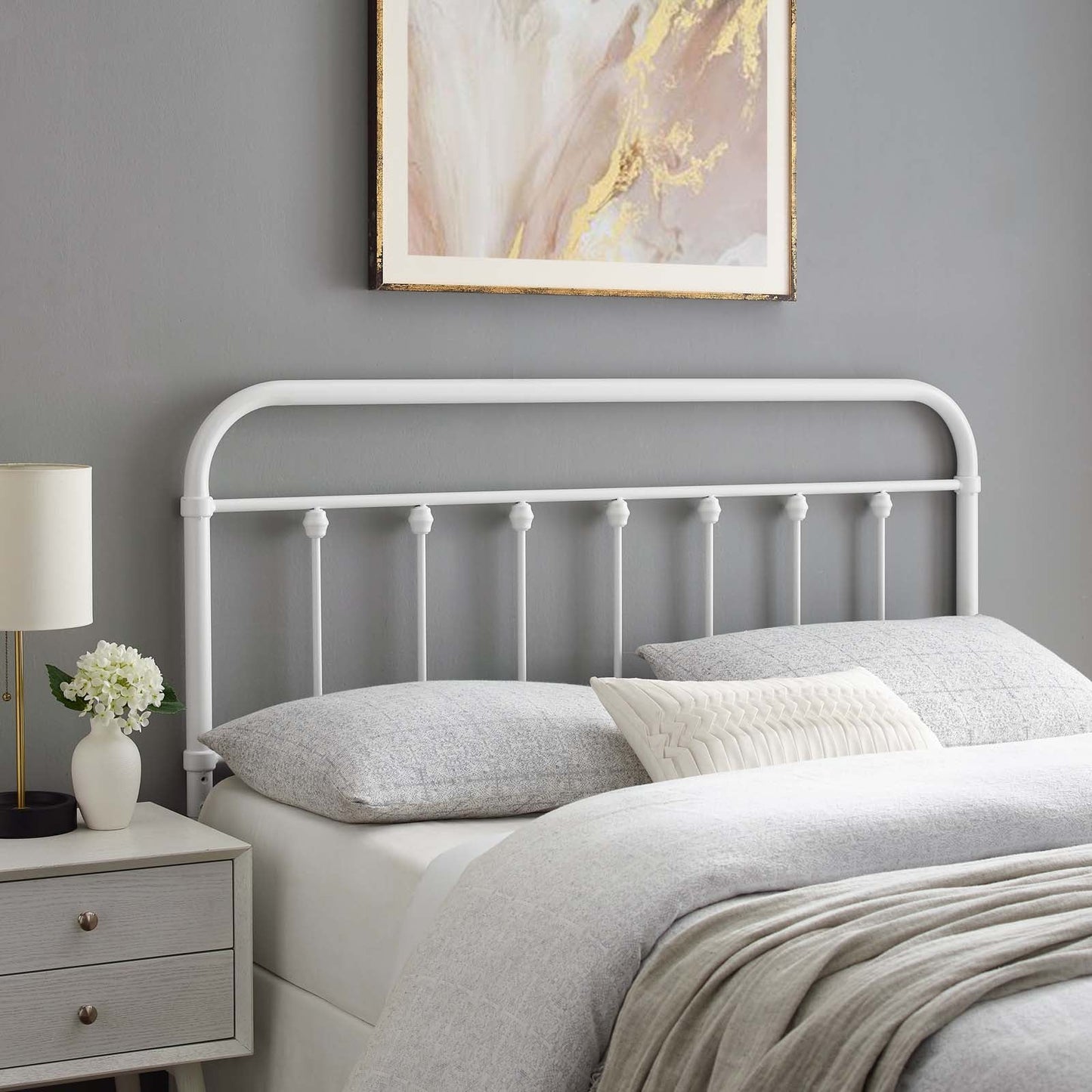 Sage Metal King Headboard by Modway