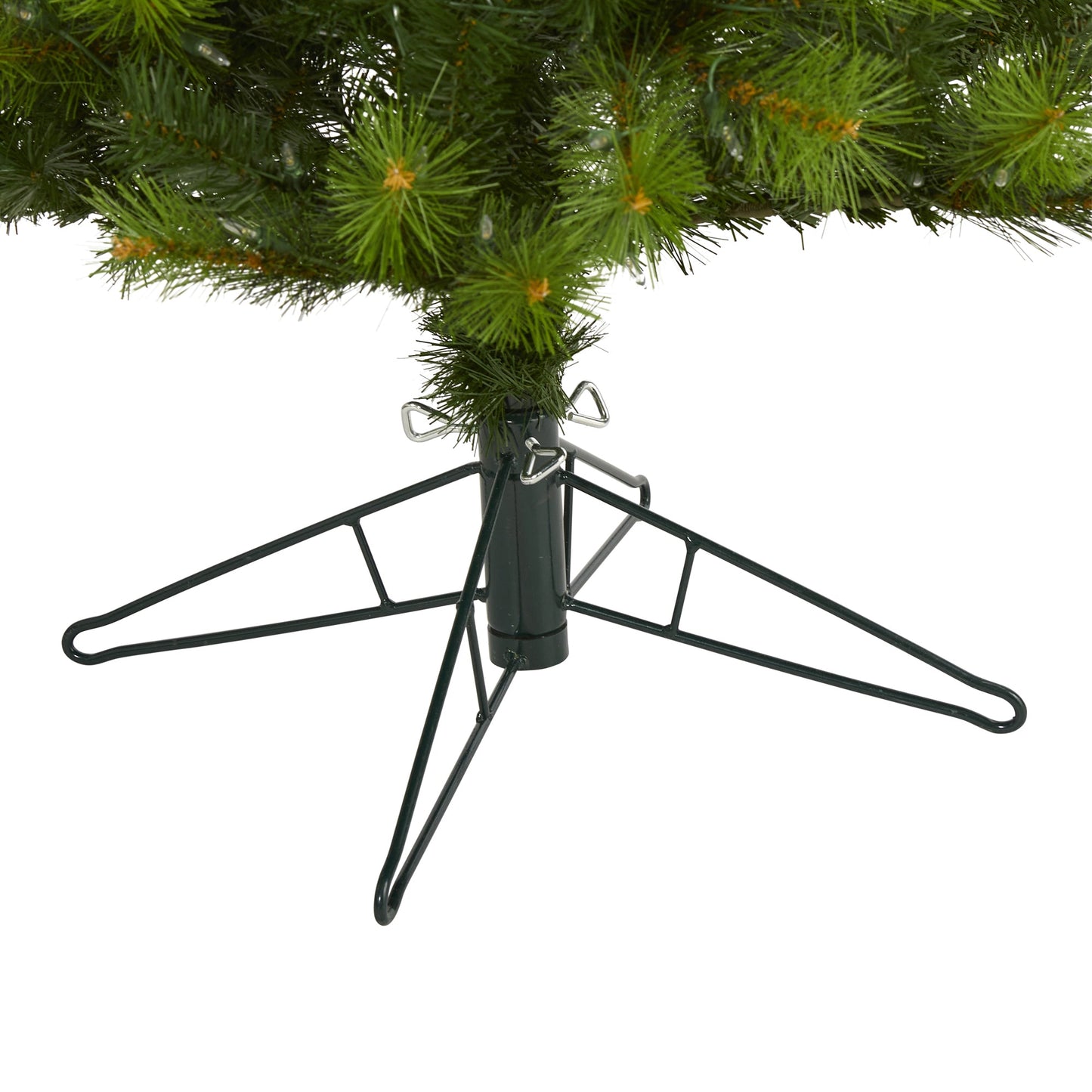 6.5' Green Valley Pine Artificial Christmas Tree w/ 300 Warm White LED Lights