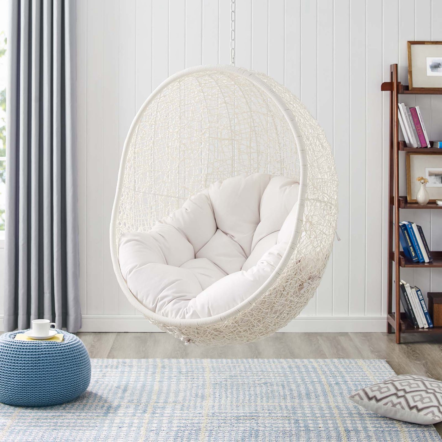 Hide Outdoor Patio Sunbrella¨ Swing Chair With Stand by Modway