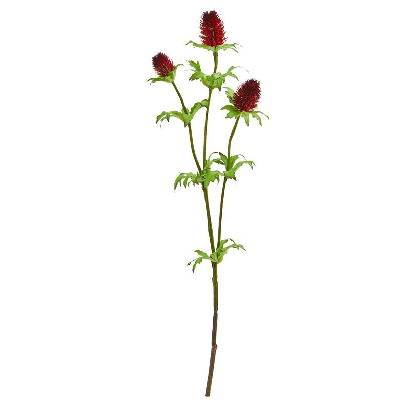 22" Thistle Artificial Flower (Set of 12)
