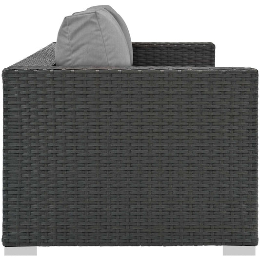 Sojourn Outdoor Patio Sunbrella¨ Sofa by Modway