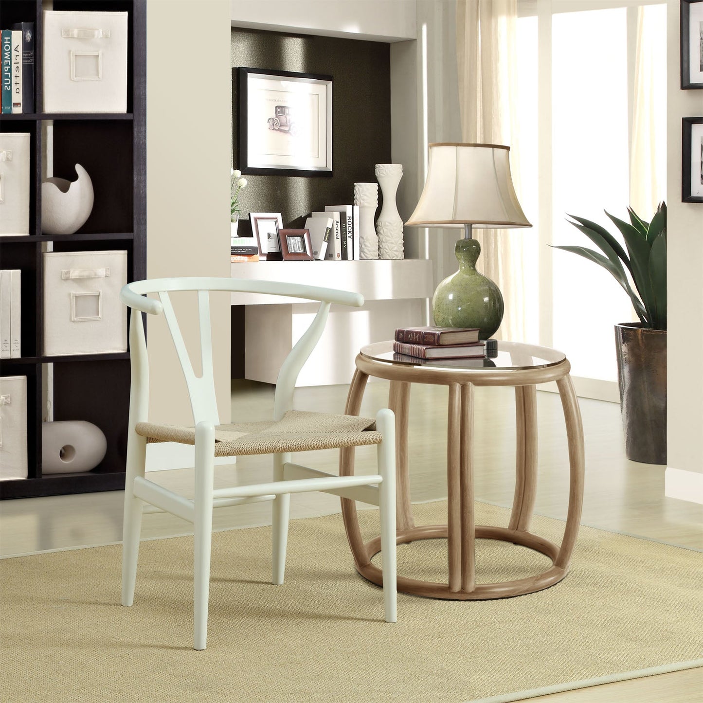 Amish Dining Wood Armchair by Modway