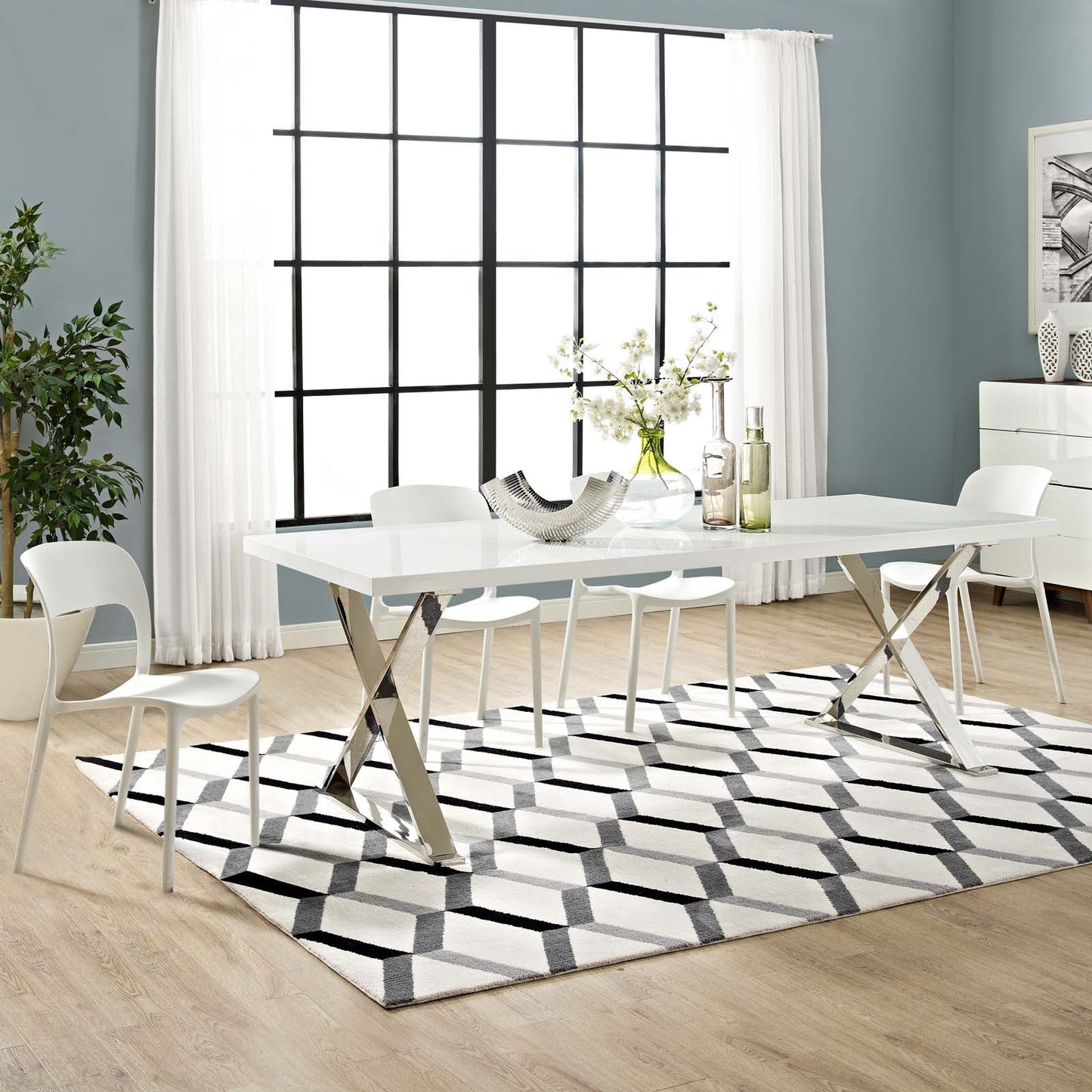 Sector Dining Table by Modway