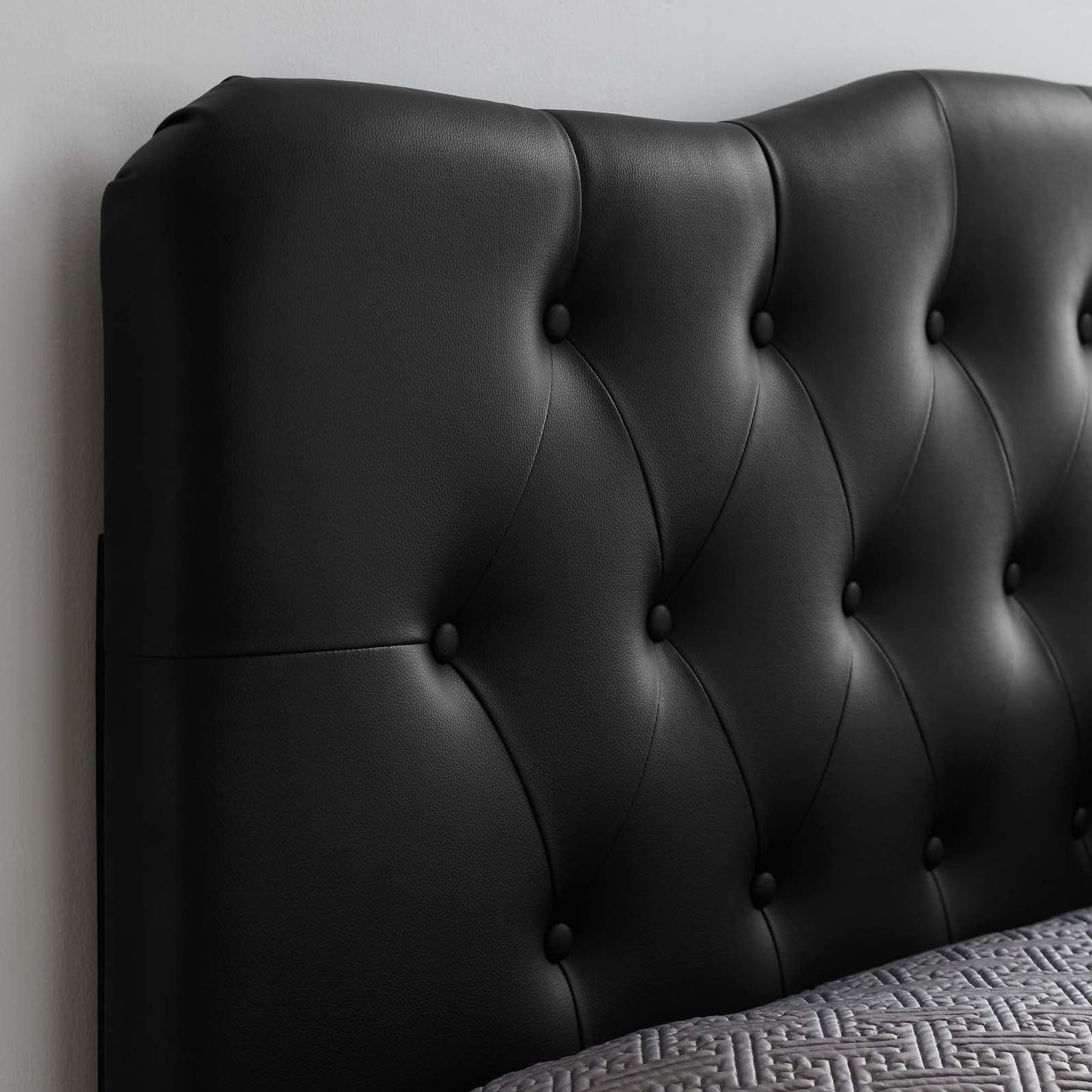 Annabel Upholstered Vinyl Queen Headboard by Modway