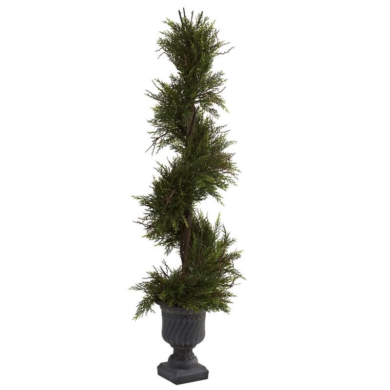 45" Mini Pine Spiral w/Urn (Indoor/Outdoor)