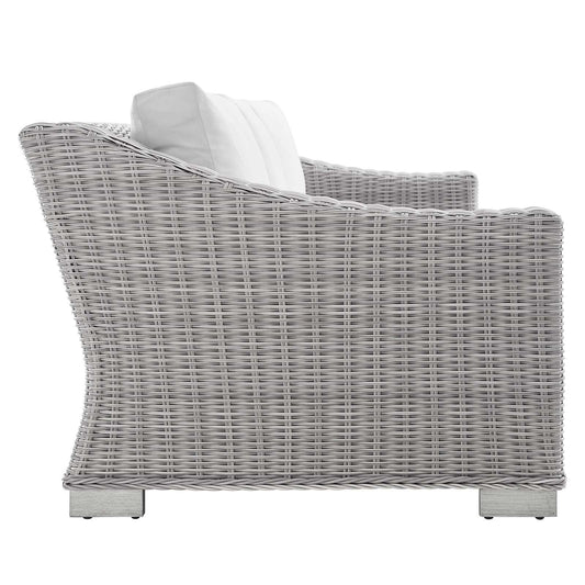 Conway Sunbrella¨ Outdoor Patio Wicker Rattan Sofa by Modway