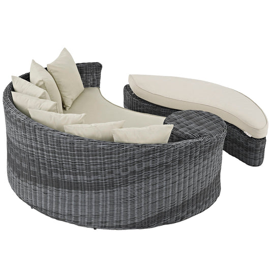 Summon Outdoor Patio Sunbrella¨ Daybed by Modway