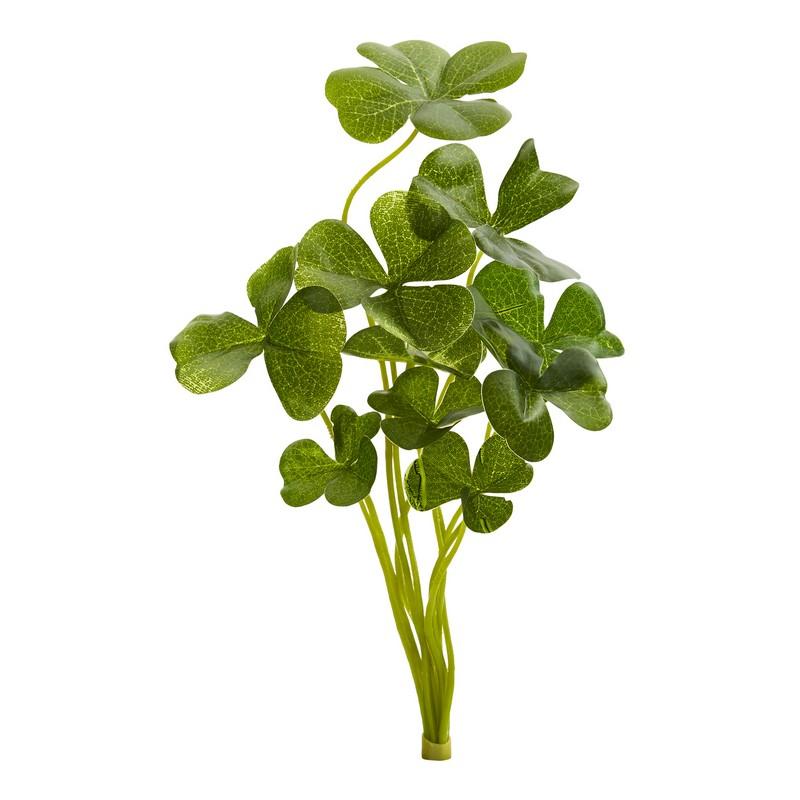 10" Clover Artificial Plant (Set of 24)