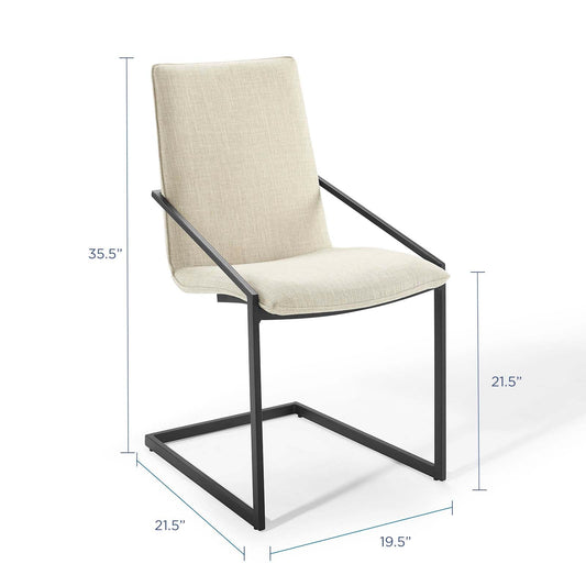 Pitch Upholstered Fabric Dining Armchair by Modway