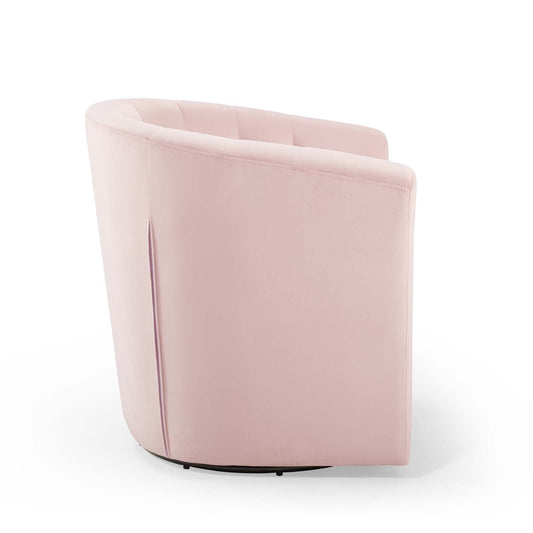 Prospect Tufted Performance Velvet Swivel Armchair by Modway