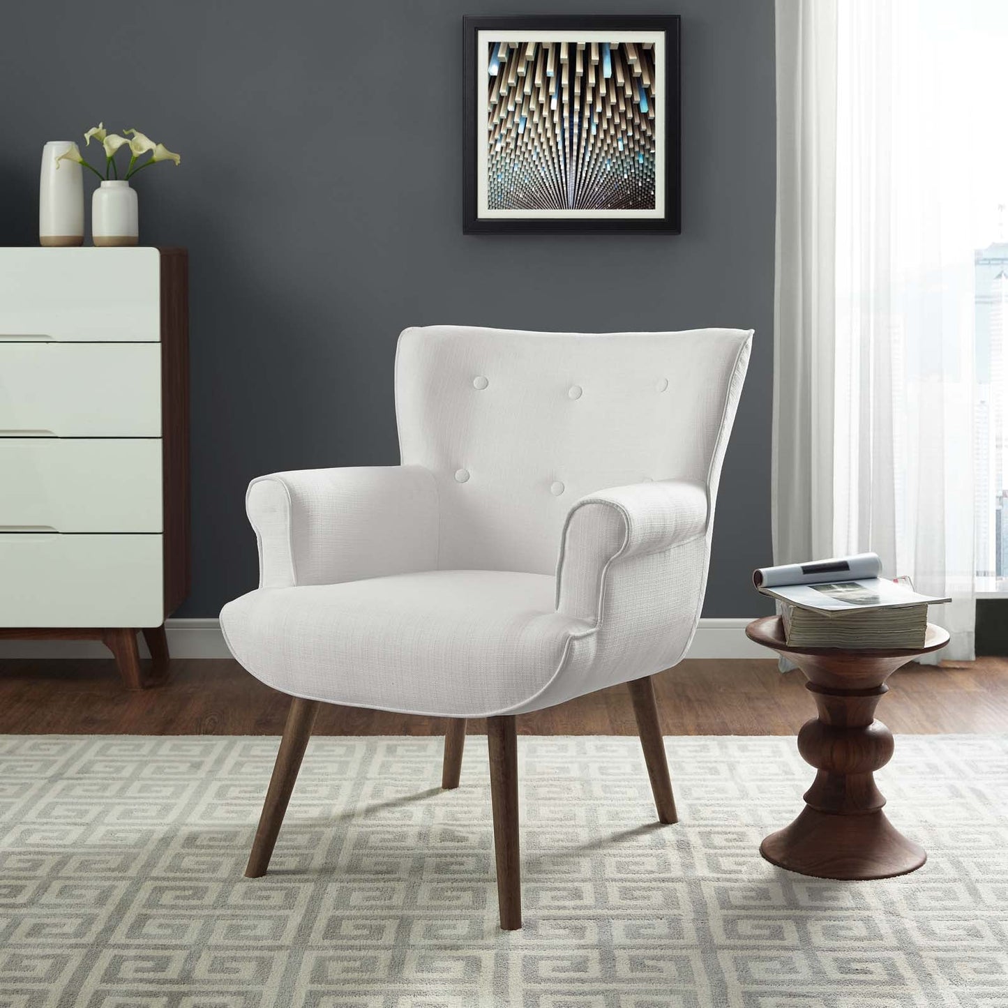 Cloud Upholstered Armchair by Modway