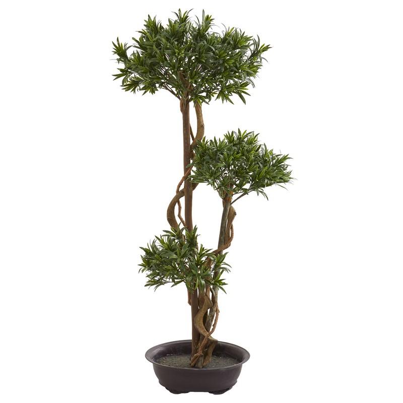 46" Bonsai Styled Podocarpus Artificial Tree